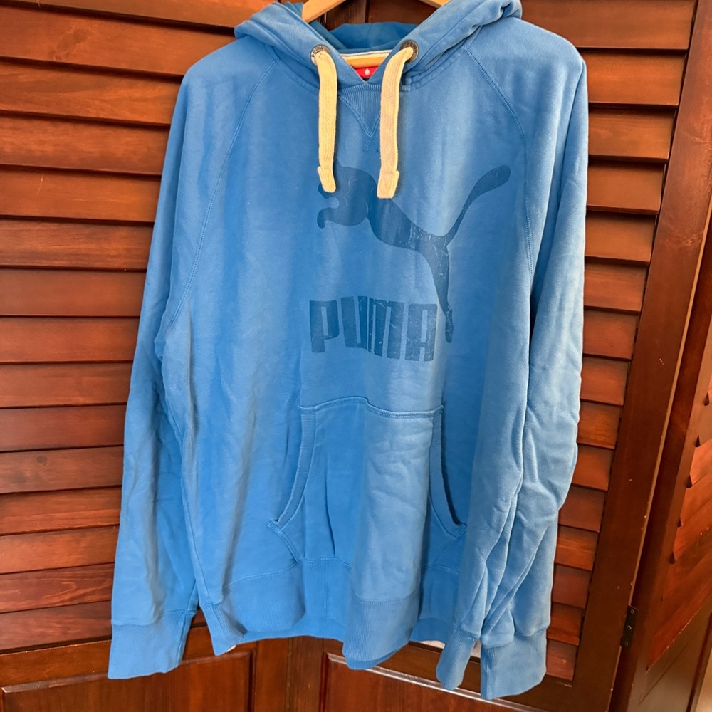 Puma Men's Blue Hoodie XXL